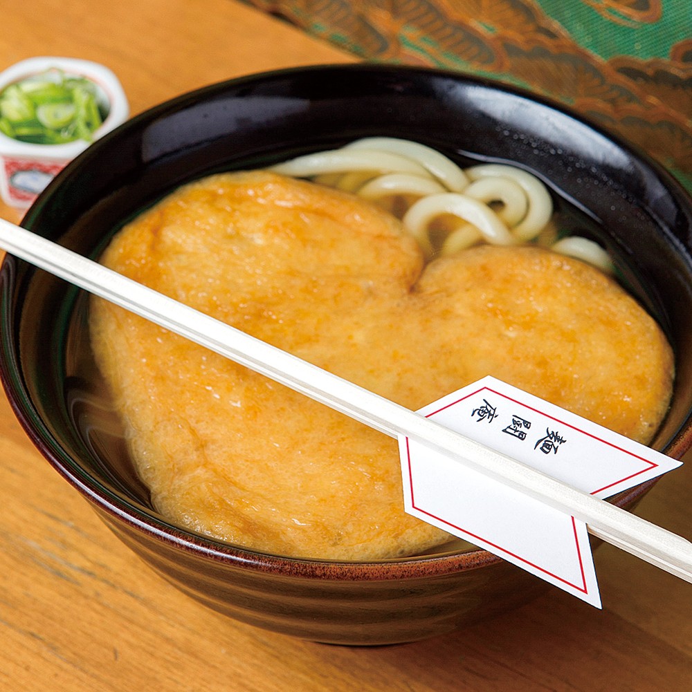 奈良市　うどん　麺闘庵　めんとうあん　巾着うどん