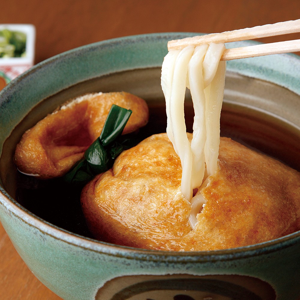 奈良市　うどん　麺闘庵　めんとうあん　巾着うどん