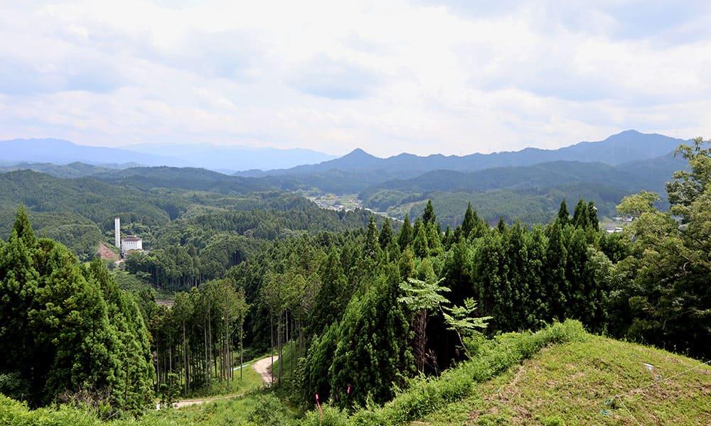 本丸から吉野方面