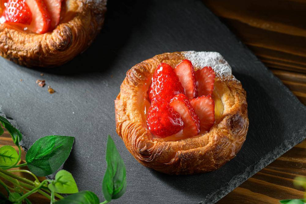 いちごのデニッシュ　500円／