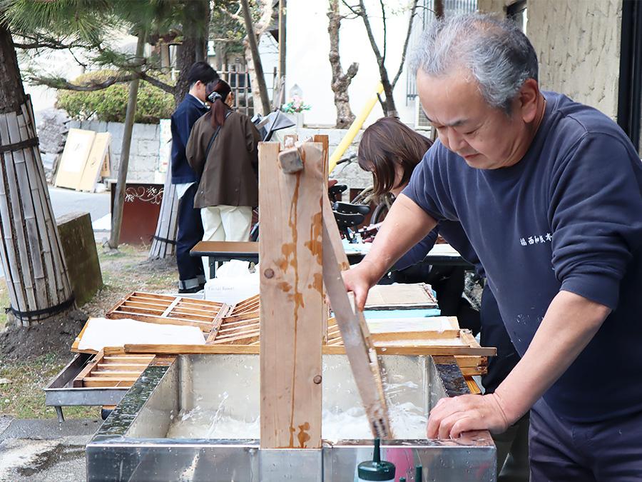 SETRE日帰りツアー 手漉き和紙体験
