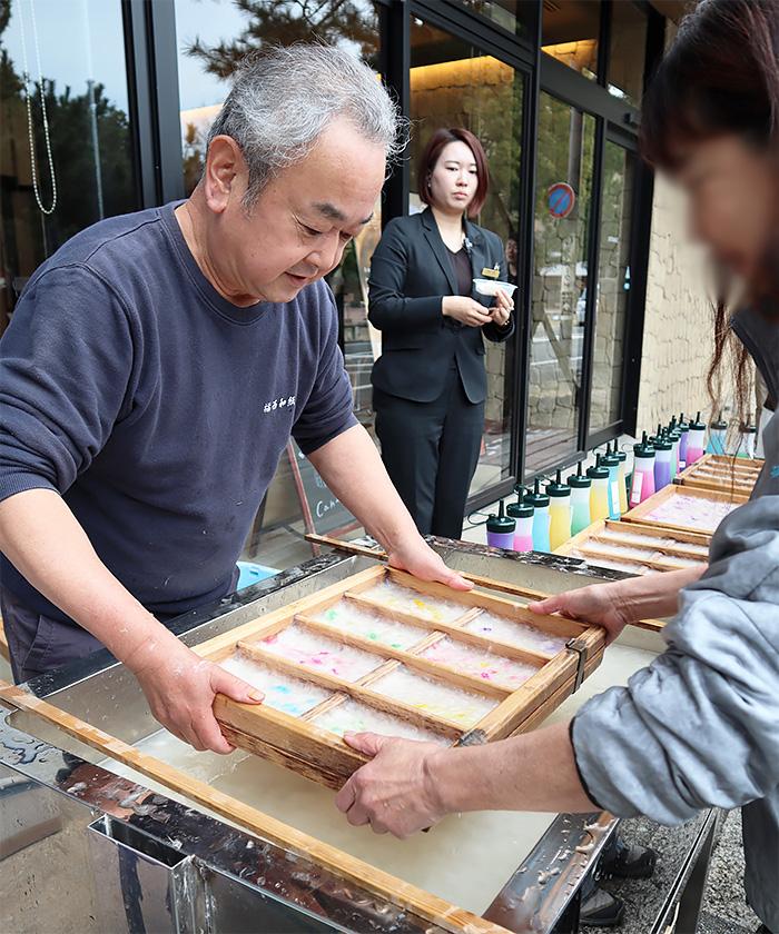 SETRE日帰りツアー 手漉き和紙体験