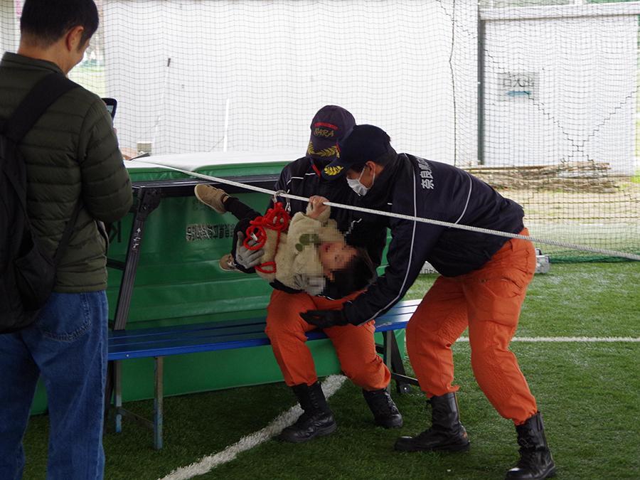 ちびっ子レスキュー体験