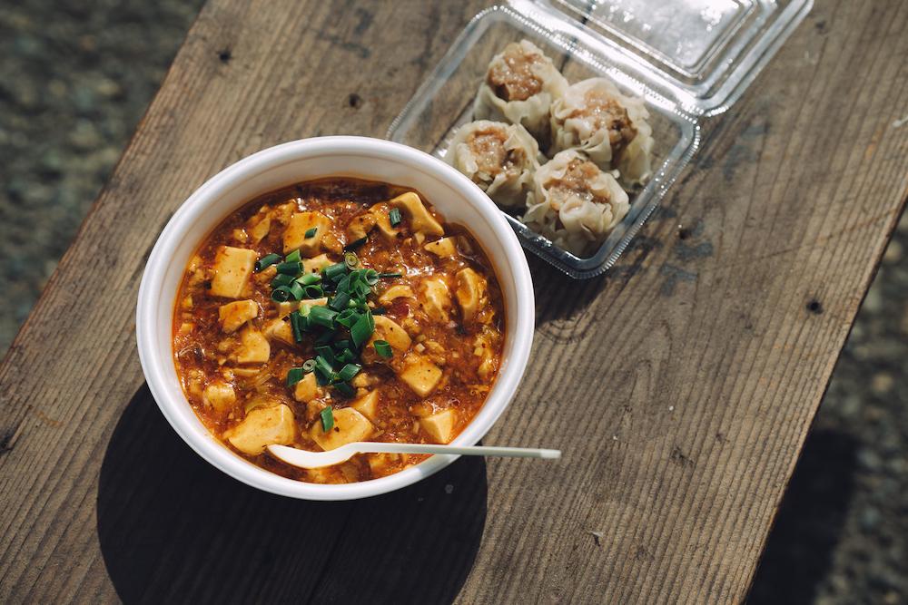 ミツカンの麻婆丼と焼売