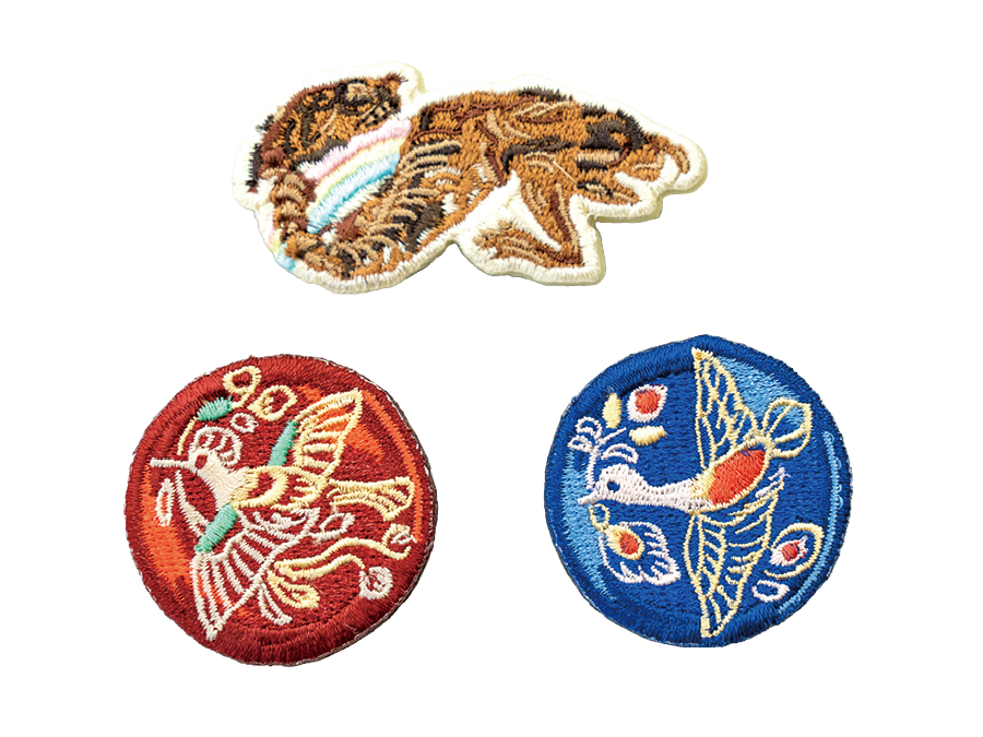 オリジナル刺繍ブローチ